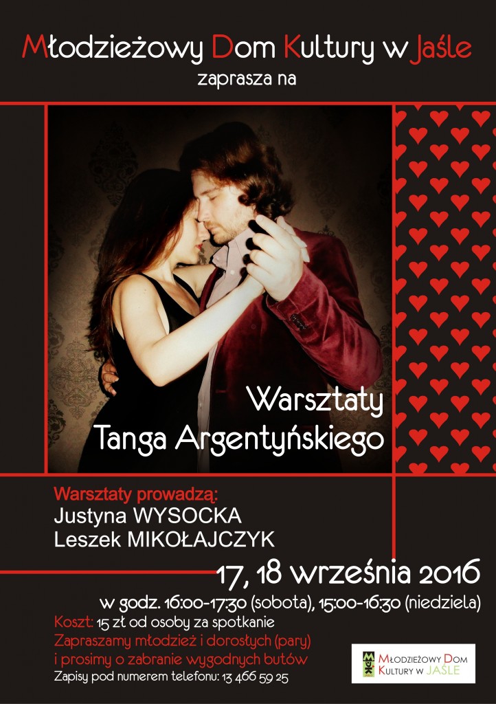 tango argentyńskie - plakat